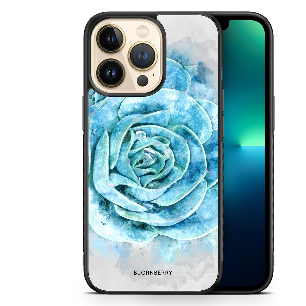 iPhone 13 Pro Case - Blue Cactus