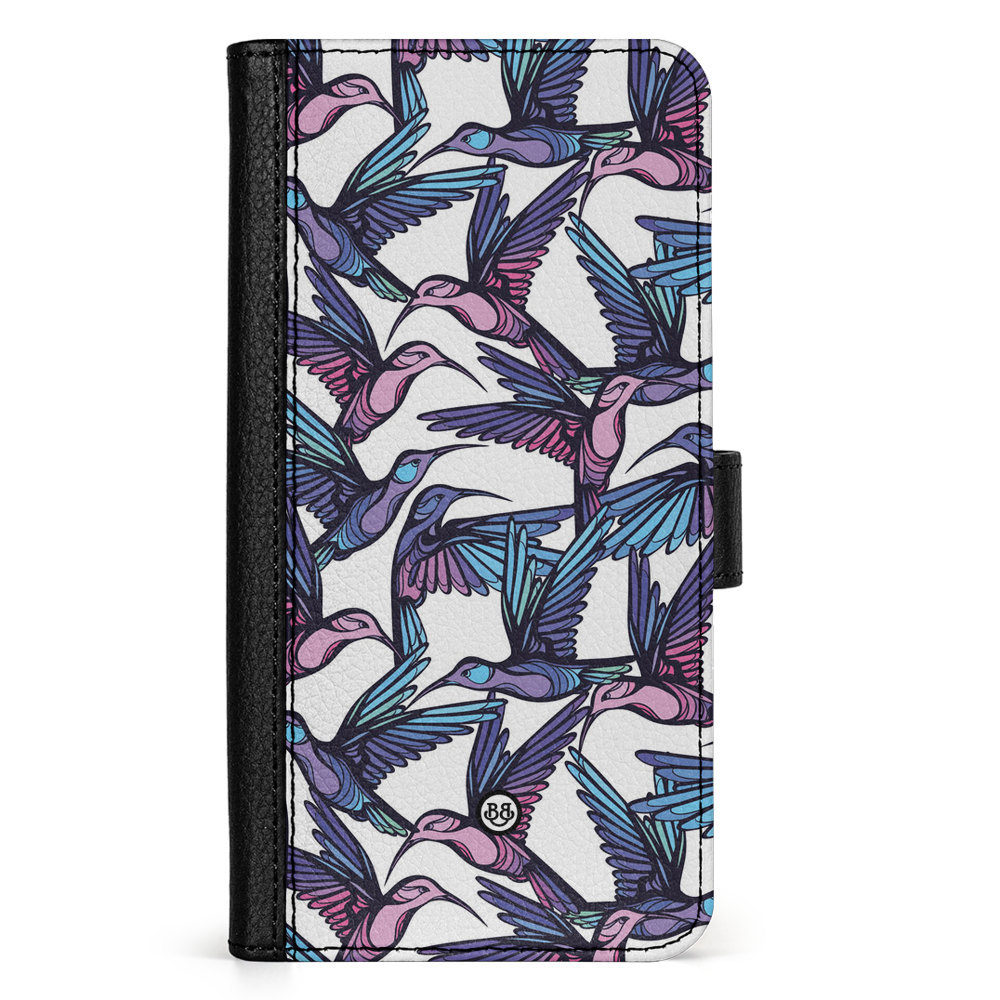 Doro 8050 Wallet Case - Hummingbirds