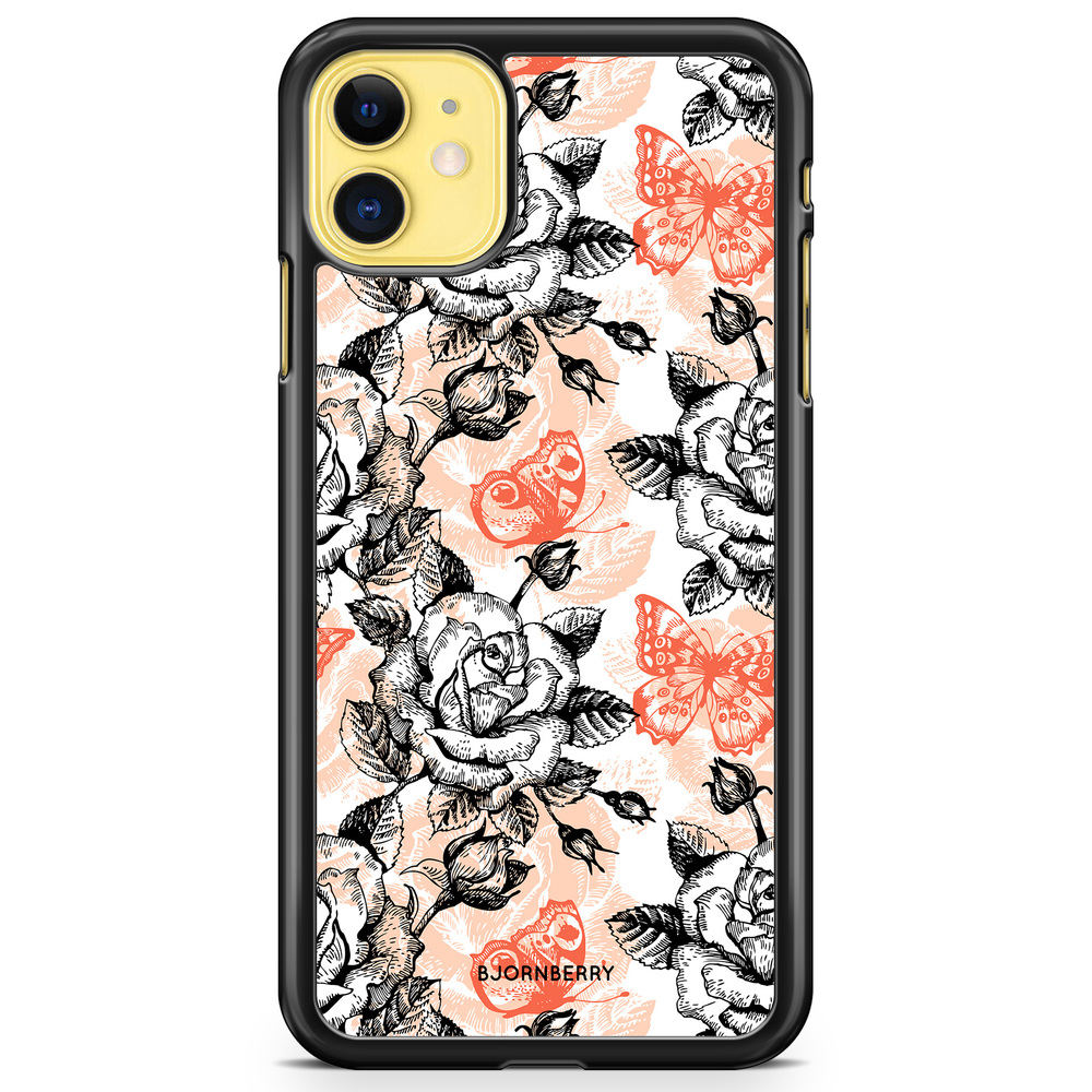 iPhone 11 Case - Roses & Butterflies