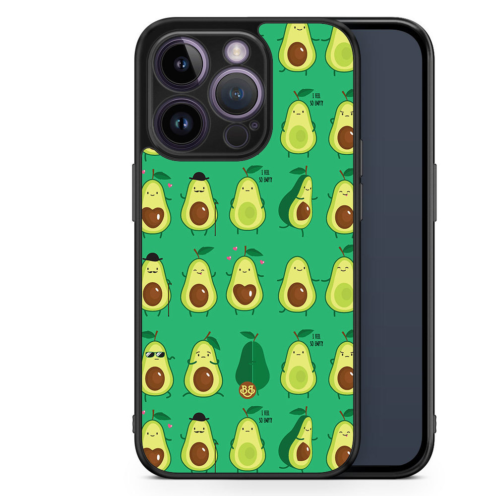 iPhone 14 Pro Case - Avocado Pattern