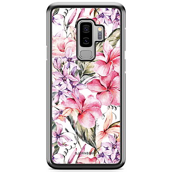 Samsung Galaxy S9 Plus Skal - Vattenfärg Blommor