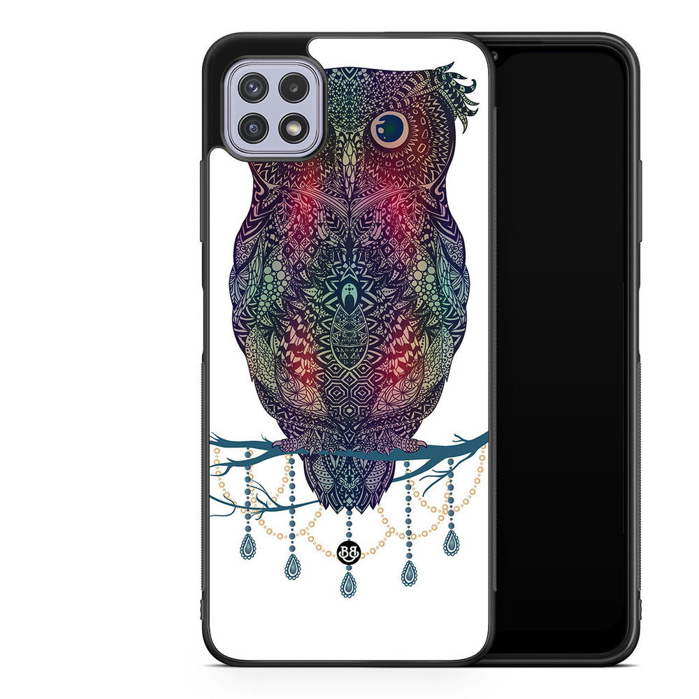 Samsung Galaxy A22 4G Case - Mandala Owl