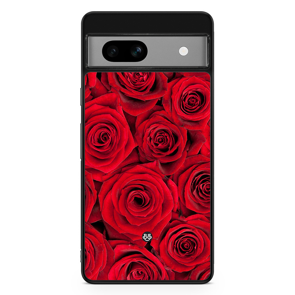 Google Pixel 7a Case - Red Roses