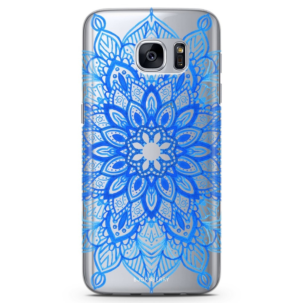 Samsung Galaxy S7 TPU Case - Blue Mandala