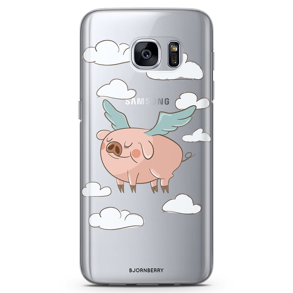 Samsung Galaxy S7 TPU Case - Flying Pig