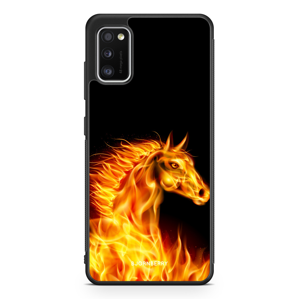 Samsung Galaxy A41 Case - Flames Horse