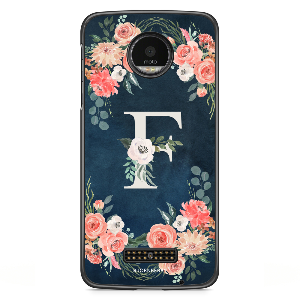 Moto Z2 Play Case - Monogram F