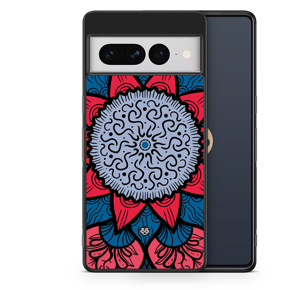 Google Pixel 7 Pro Case - Blue Mandala