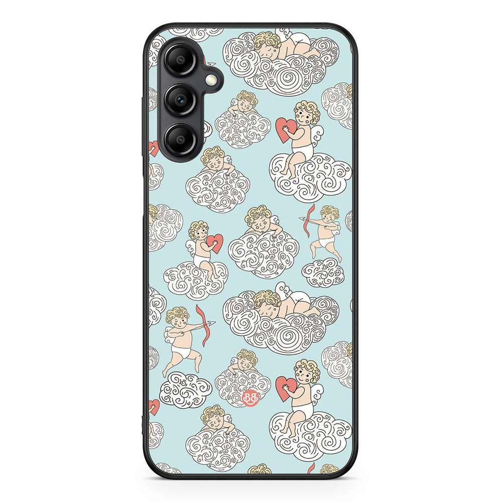 Samsung Galaxy A14 4G/5G Case - Angels and Clouds