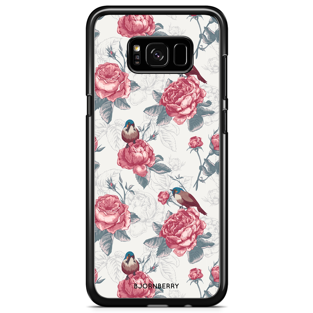 Samsung Galaxy S8 Plus Case - Roses and Birds