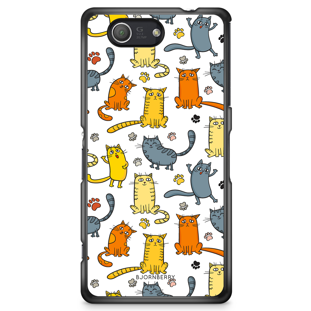 Sony Xperia Z3 Compact Case - Cat Pattern