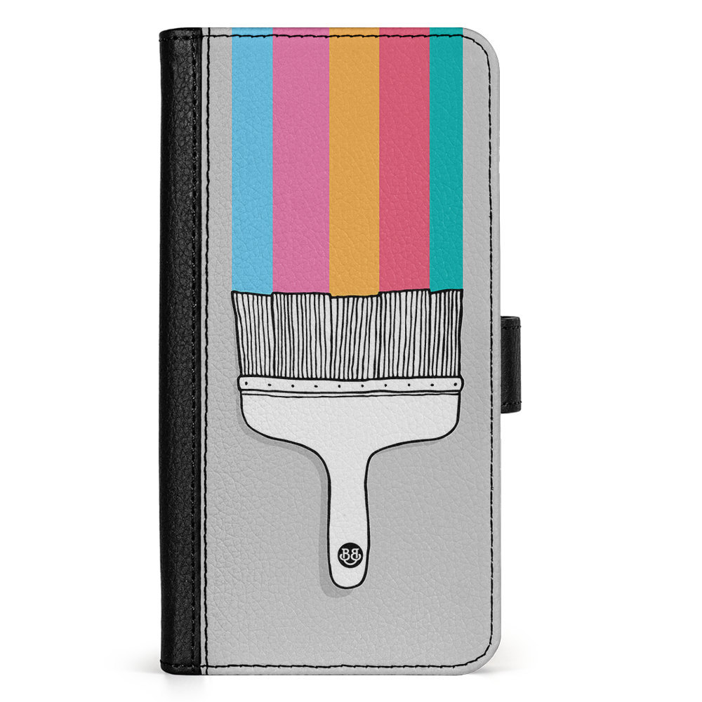 Doro 8050 Wallet Case - Paint brush