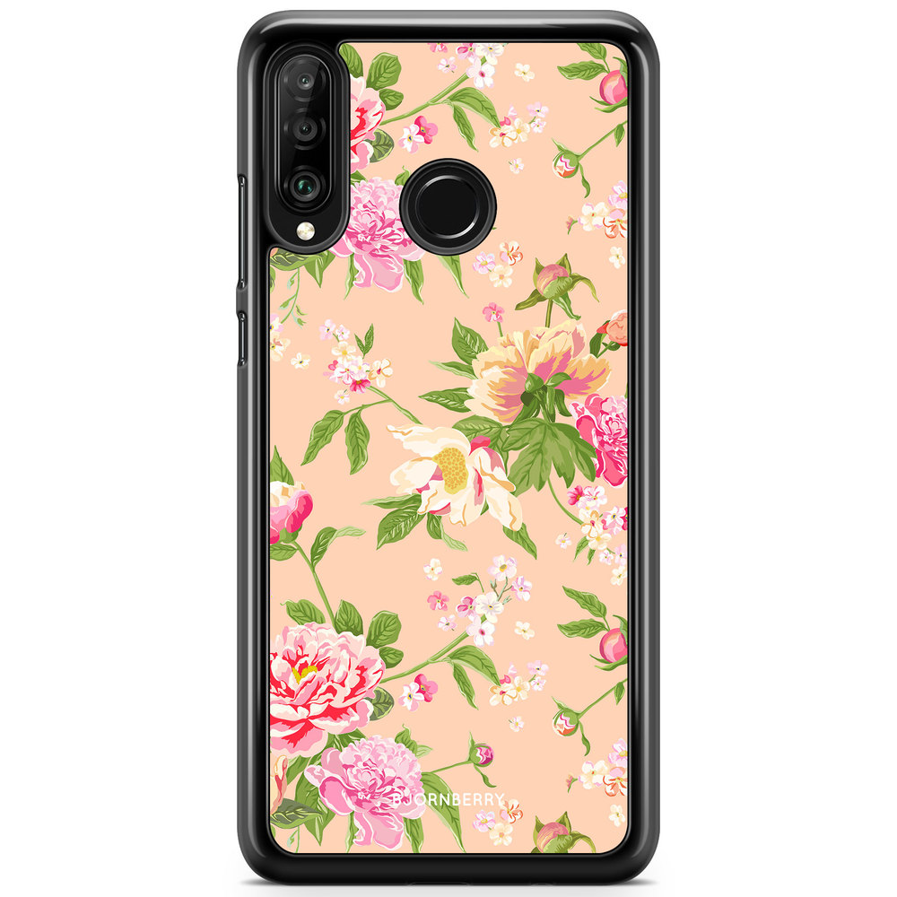 Huawei P30 Lite Case - Peony Flowers