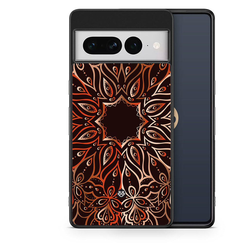 Google Pixel 7 Pro Case - Bronze Mandala