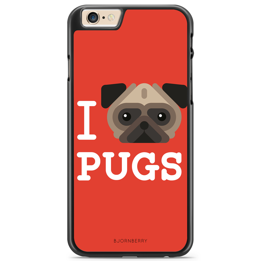 iPhone 6/6s Case - I Love Pugs