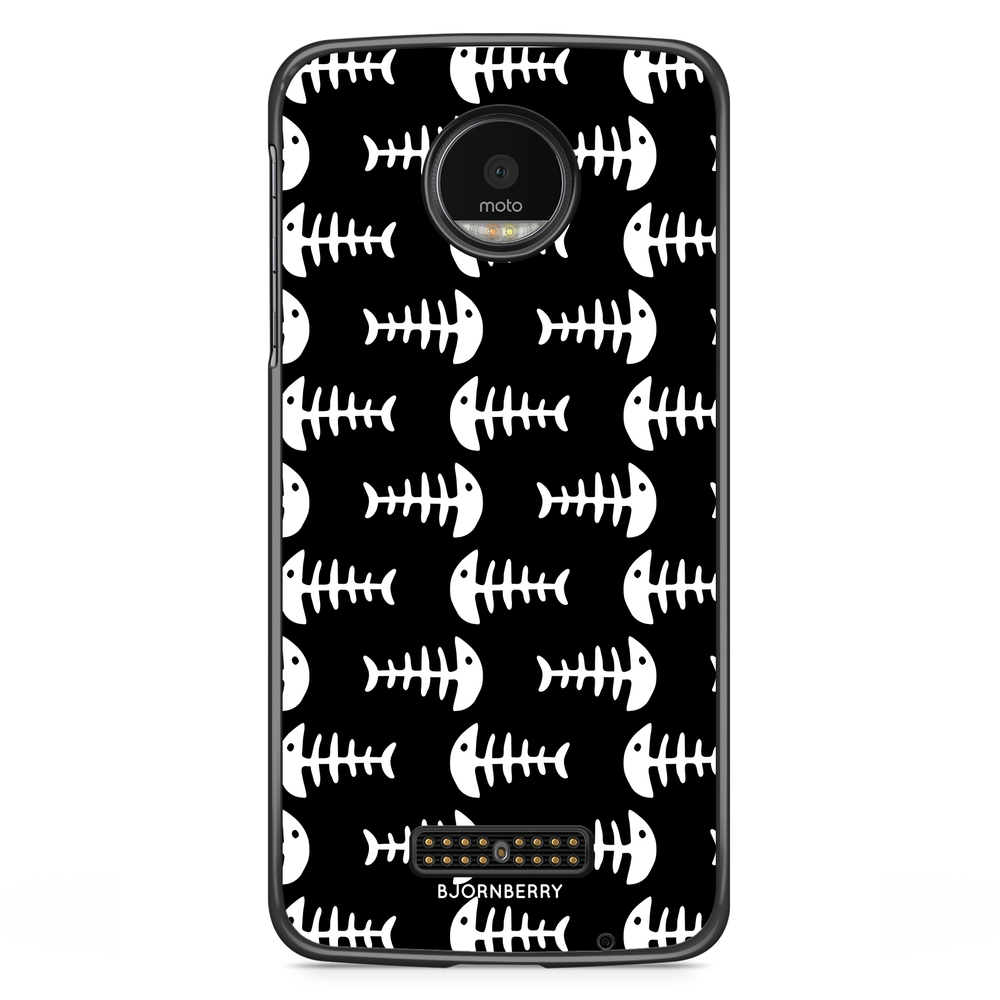 Moto Z2 Play Case - Fish Skeleton