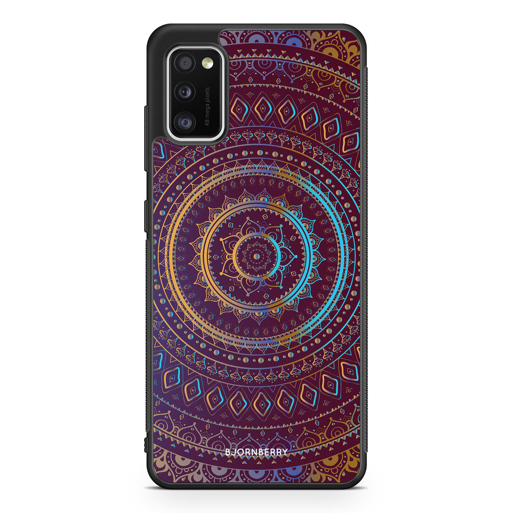 Samsung Galaxy A41 Case - Purple Mandala