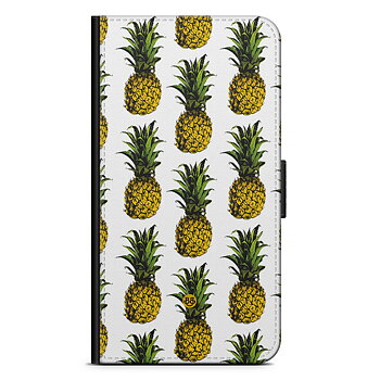 Motorola Moto E40 Wallet Case - Pineapple Pattern