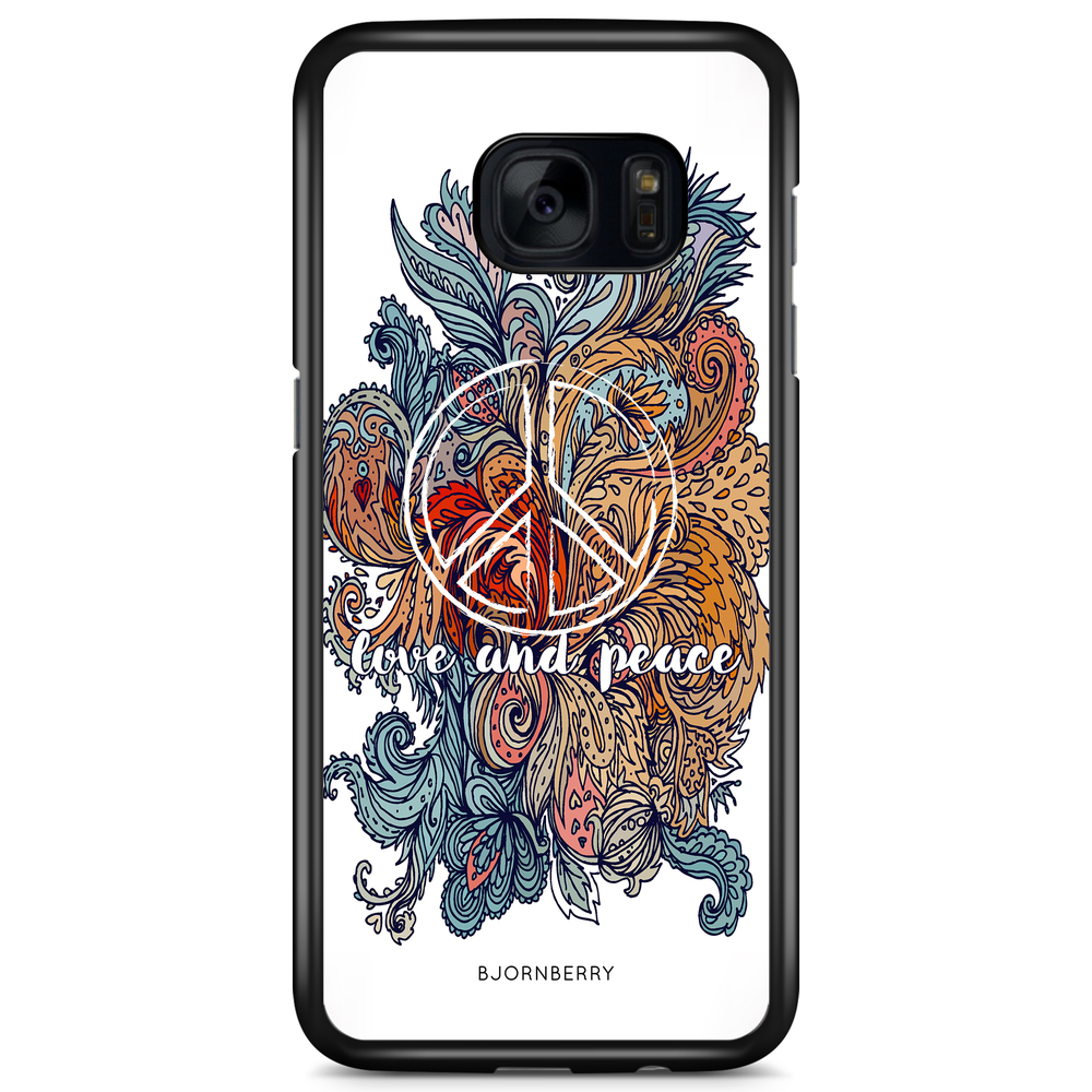 Samsung Galaxy S7 Edge Case - Love and Peace