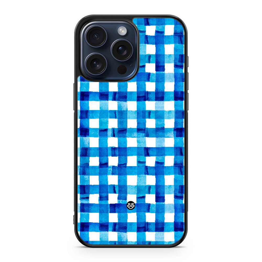 iPhone 15 Pro Max Case - Blue Stripes