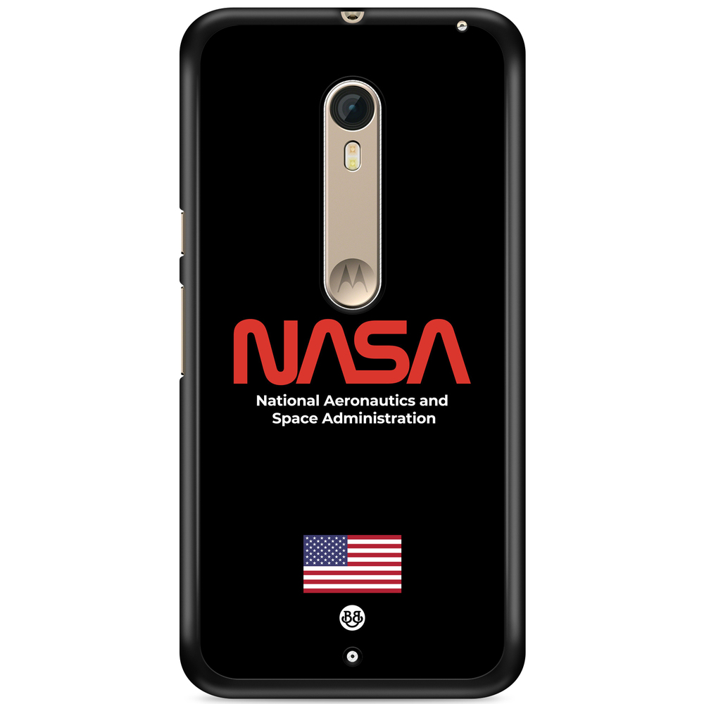 Moto X Style Case - NASA Worm Black