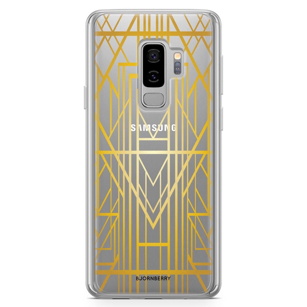 Samsung Galaxy S9 Plus Fashion Case - Golden Pattern