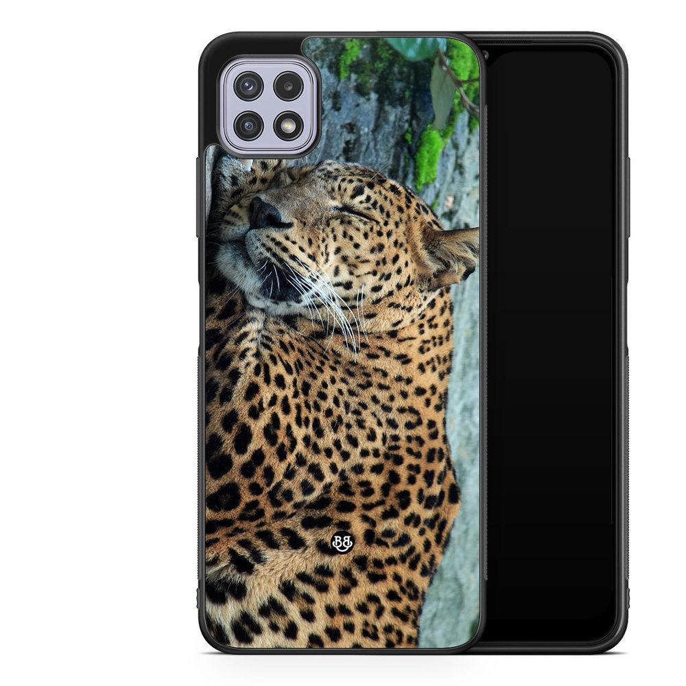 Samsung Galaxy A22 4G Case - Sleeping Leopard