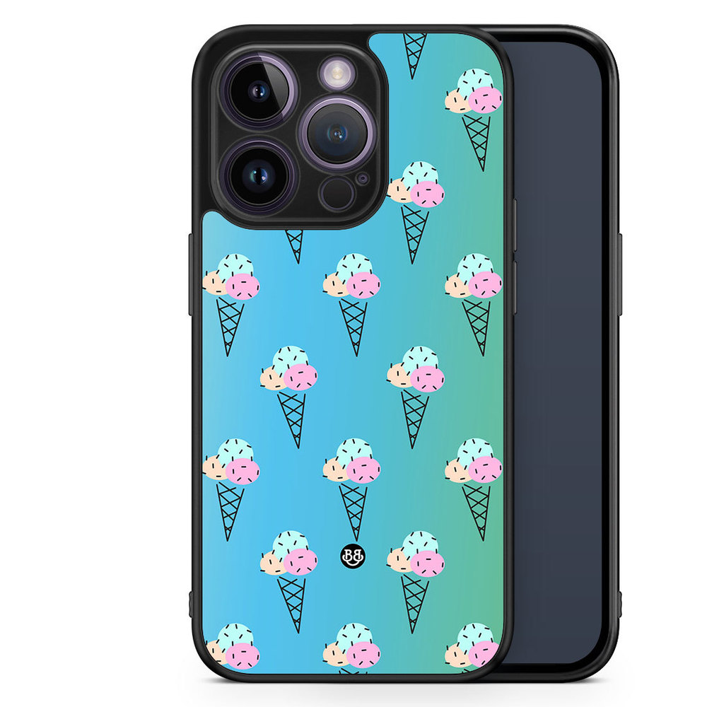 iPhone 14 Pro Case - Ice Cream Pattern