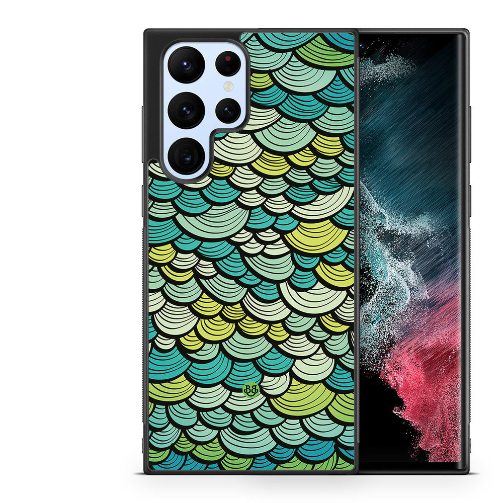 Samsung Galaxy S23 Ultra 5G Case - Green Mermaid Scales
