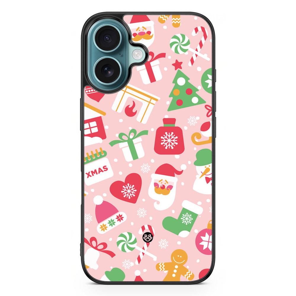 iPhone 16 Case - Pink Christmas