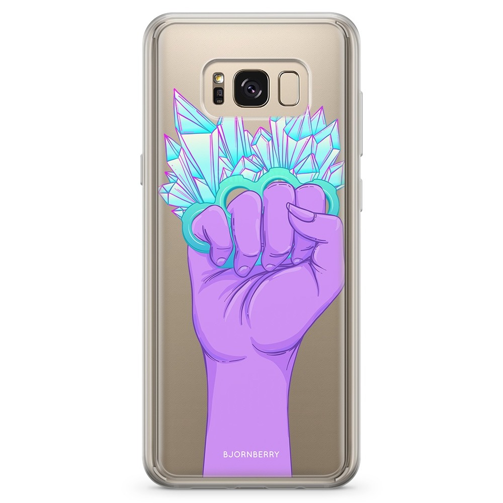 Samsung Galaxy S8 Plus Fashion Skal - Kristaller & Hand