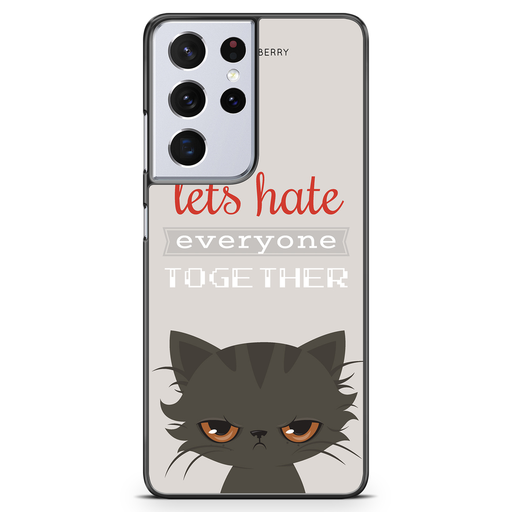 Samsung Galaxy S21 Ultra Case - Angry Cat