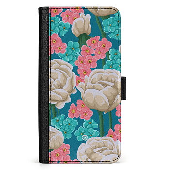 Samsung Galaxy S24 Plus Fodral - Sömlöst Vita Rosor