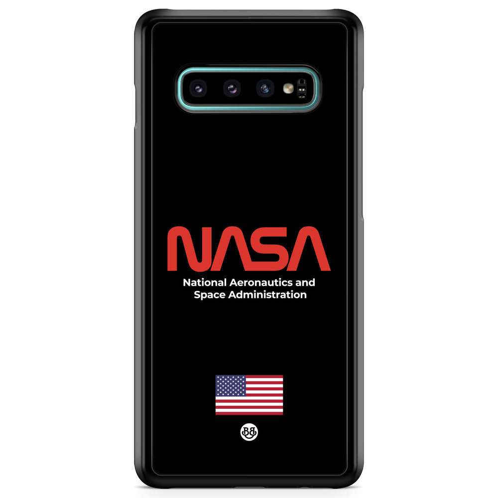 Samsung Galaxy S10 Case - NASA Worm Black
