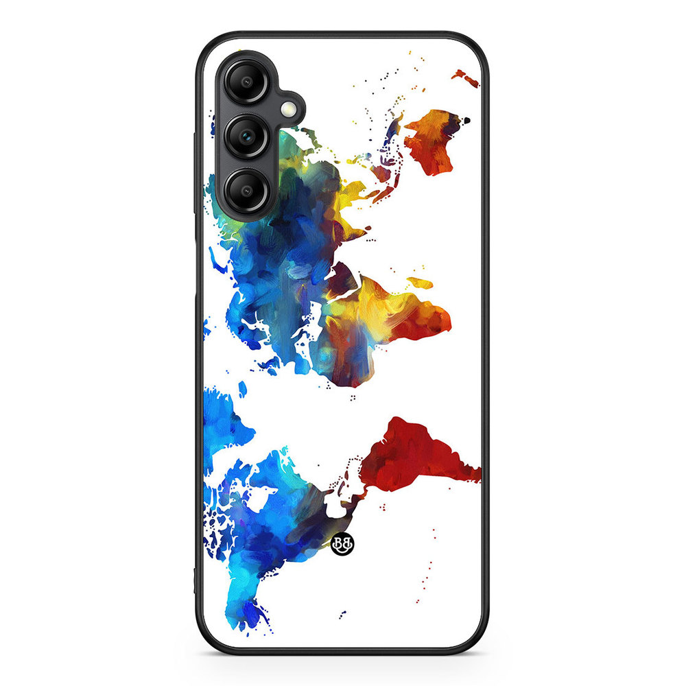 Samsung Galaxy A14 4G/5G Case - World Map