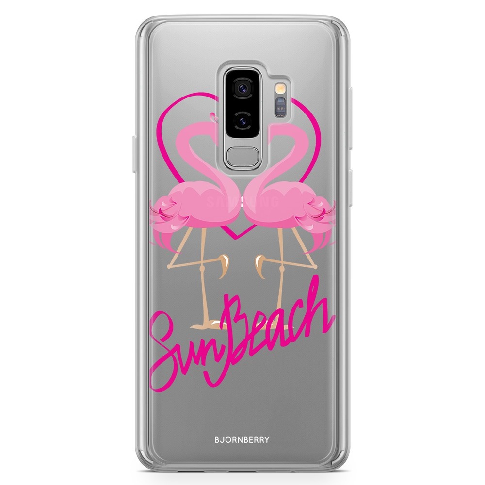 Samsung Galaxy S9 Plus Fashion Skal - Sun Beach Flamingo