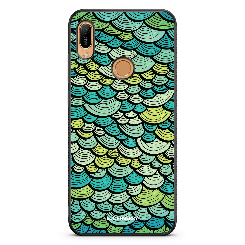 Huawei Y6 2019 Case - Green Mermaid Scales