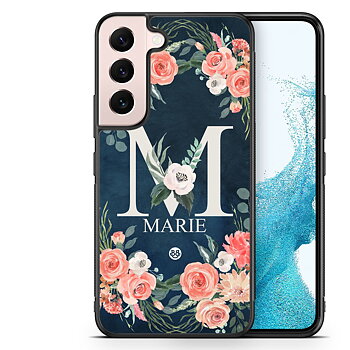 Samsung Galaxy S22 5G Custom Skal - Monogram Namn