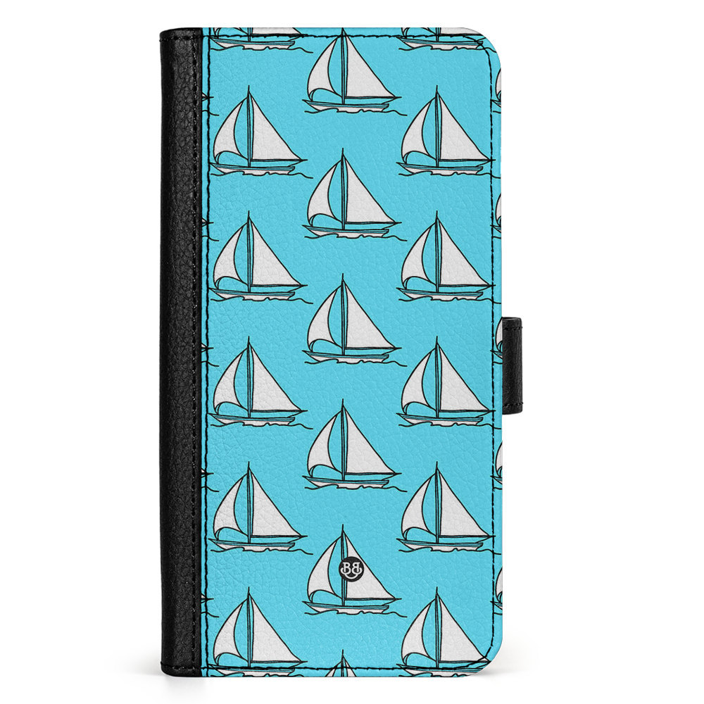 Doro 8050 Wallet Case - Sailboats