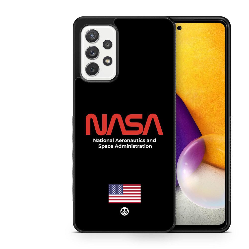 Samsung Galaxy A52/A52s 5G Case - NASA Worm Black