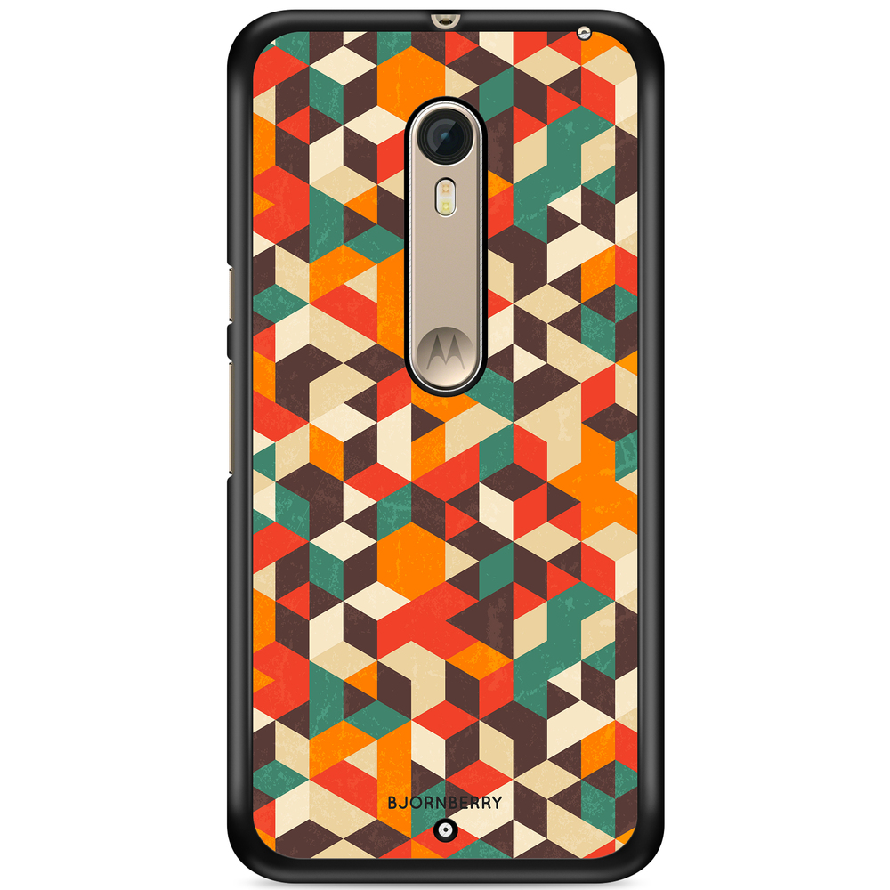 Moto X Style Case - Retro Geometric