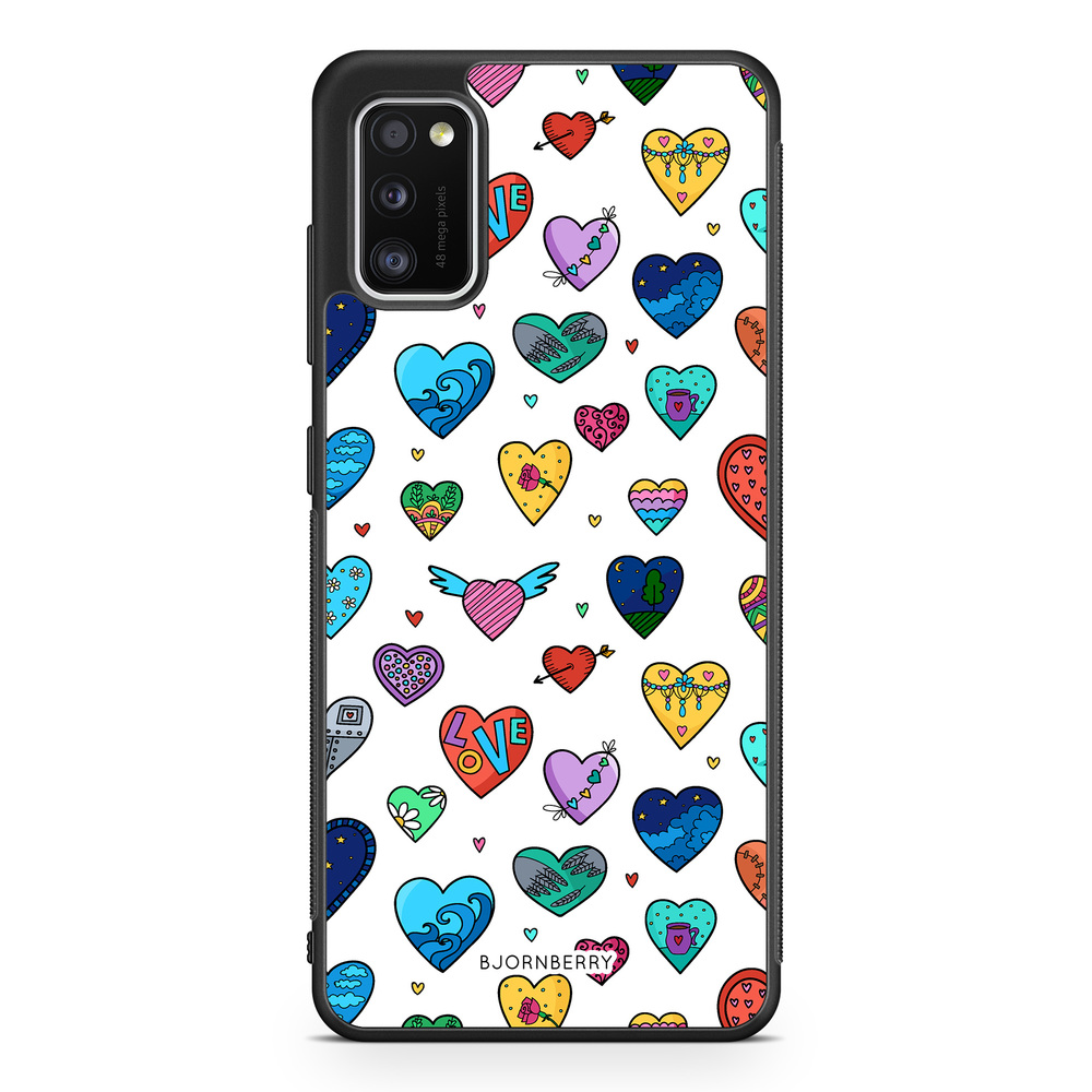 Samsung Galaxy A41 Case - Hearts