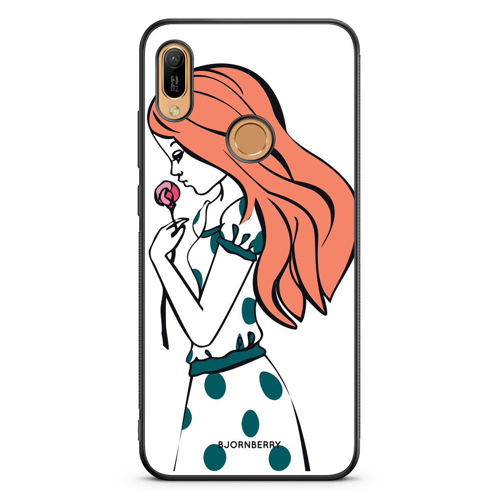Huawei Y6 2019 Case - Girl Rose