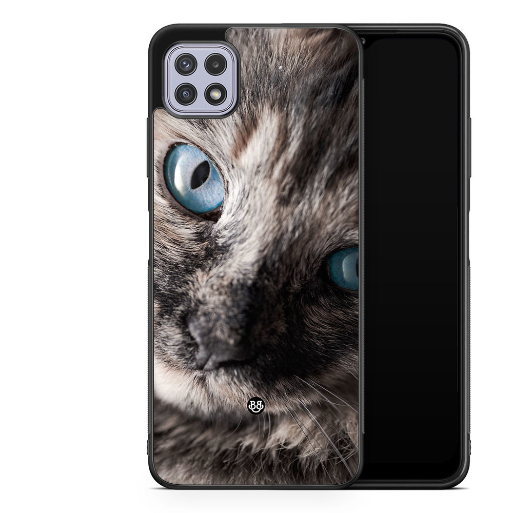 Samsung Galaxy A22 4G Case - Cat Blue Eyes