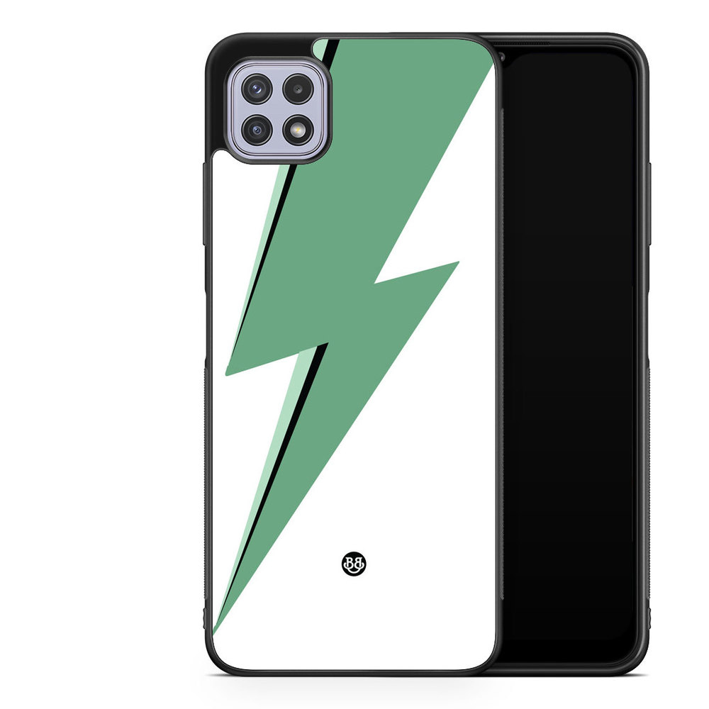 Samsung Galaxy A22 4G Case - Mint Green Bowie