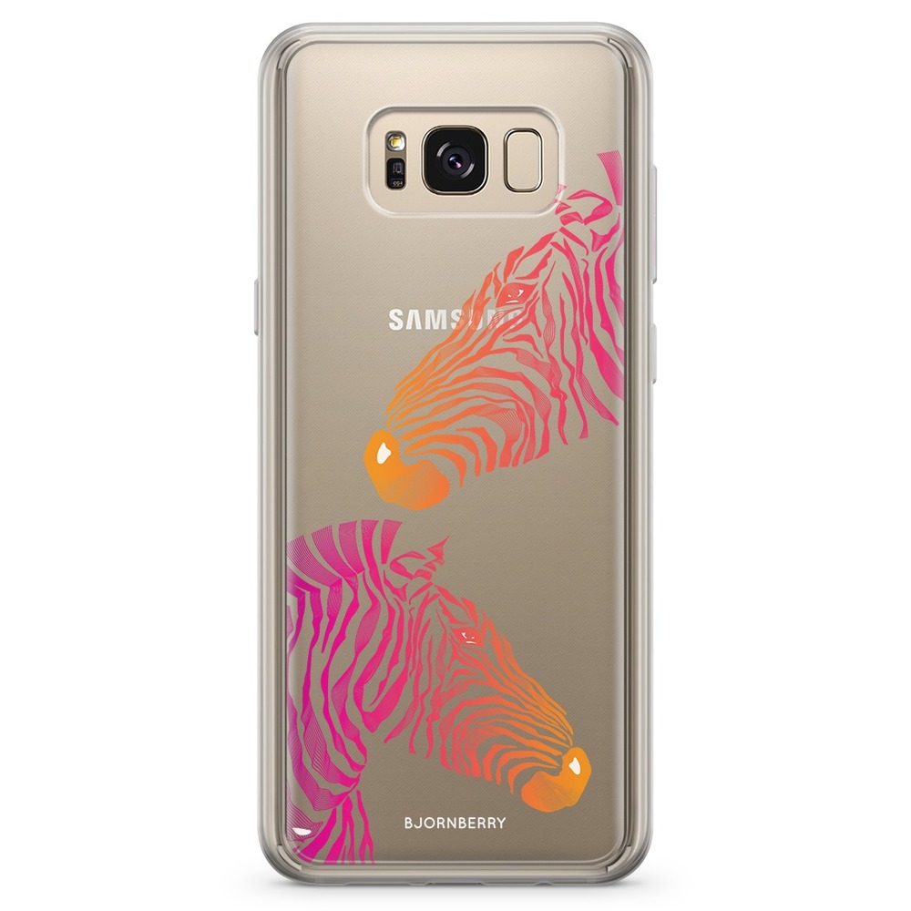 Samsung Galaxy S8 Plus Fashion Skal - Rosa Zebror