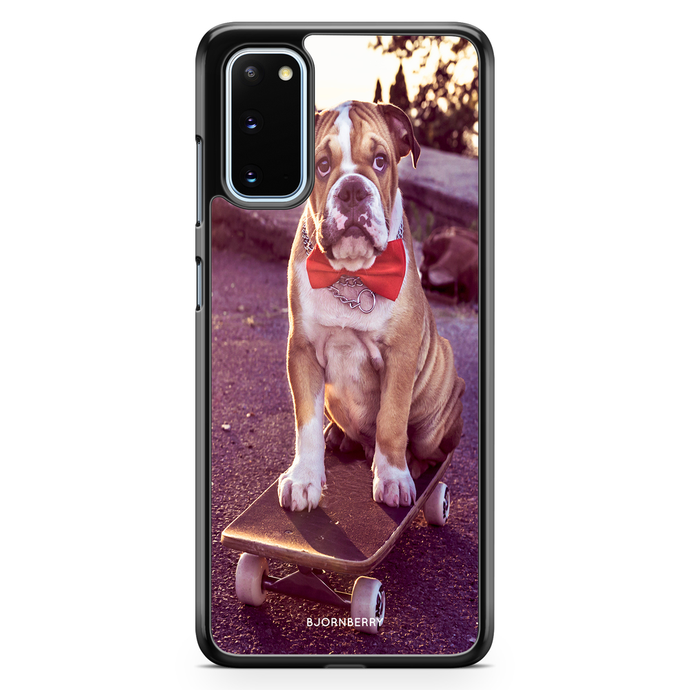Samsung Galaxy S20 Case - Bulldog skateboard