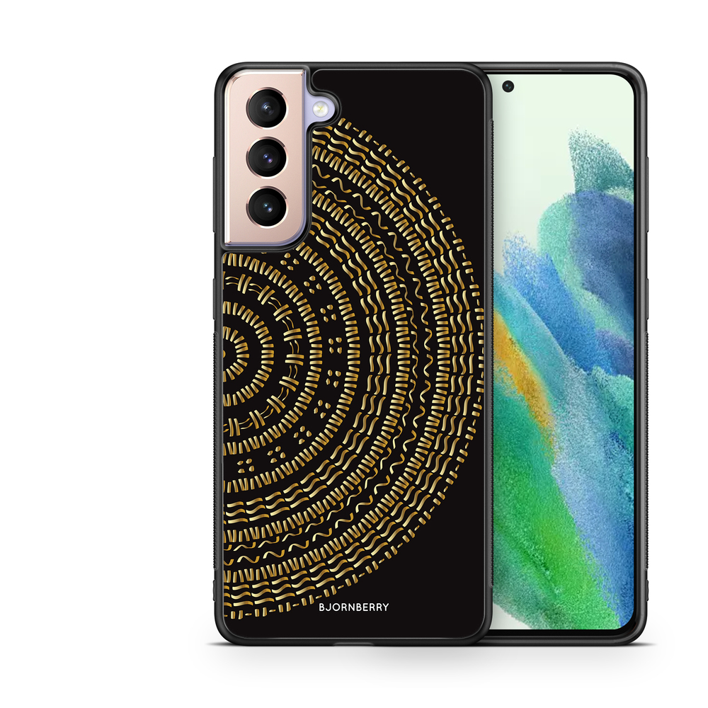Samsung Galaxy S21 FE 5G Case - Mandala Gold/Black