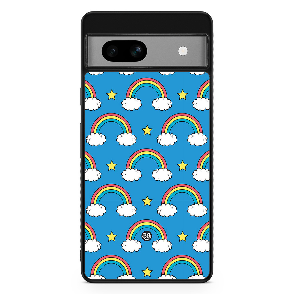 Google Pixel 7a Case - Rainbow Pattern