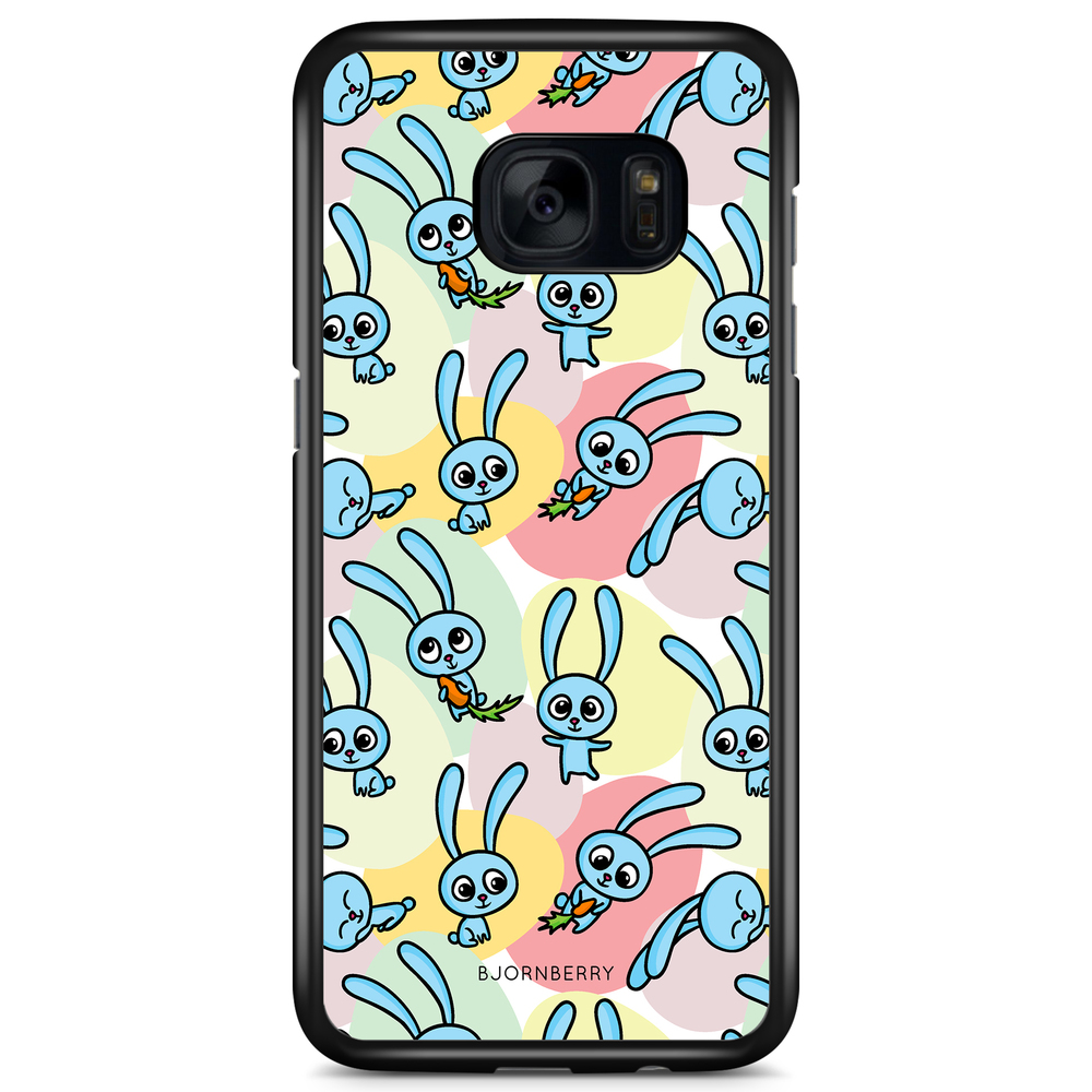 Samsung Galaxy S7 Edge Case - Blue Rabbits